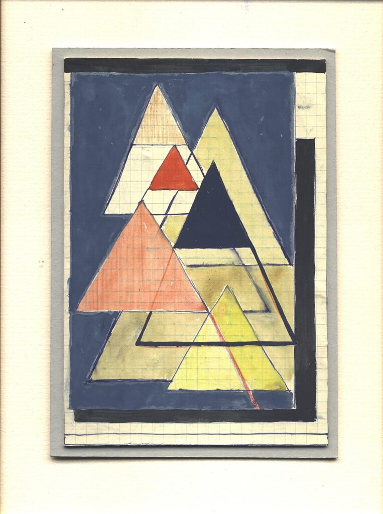 John Cecil Stephenson - Sketch for Triangle Series