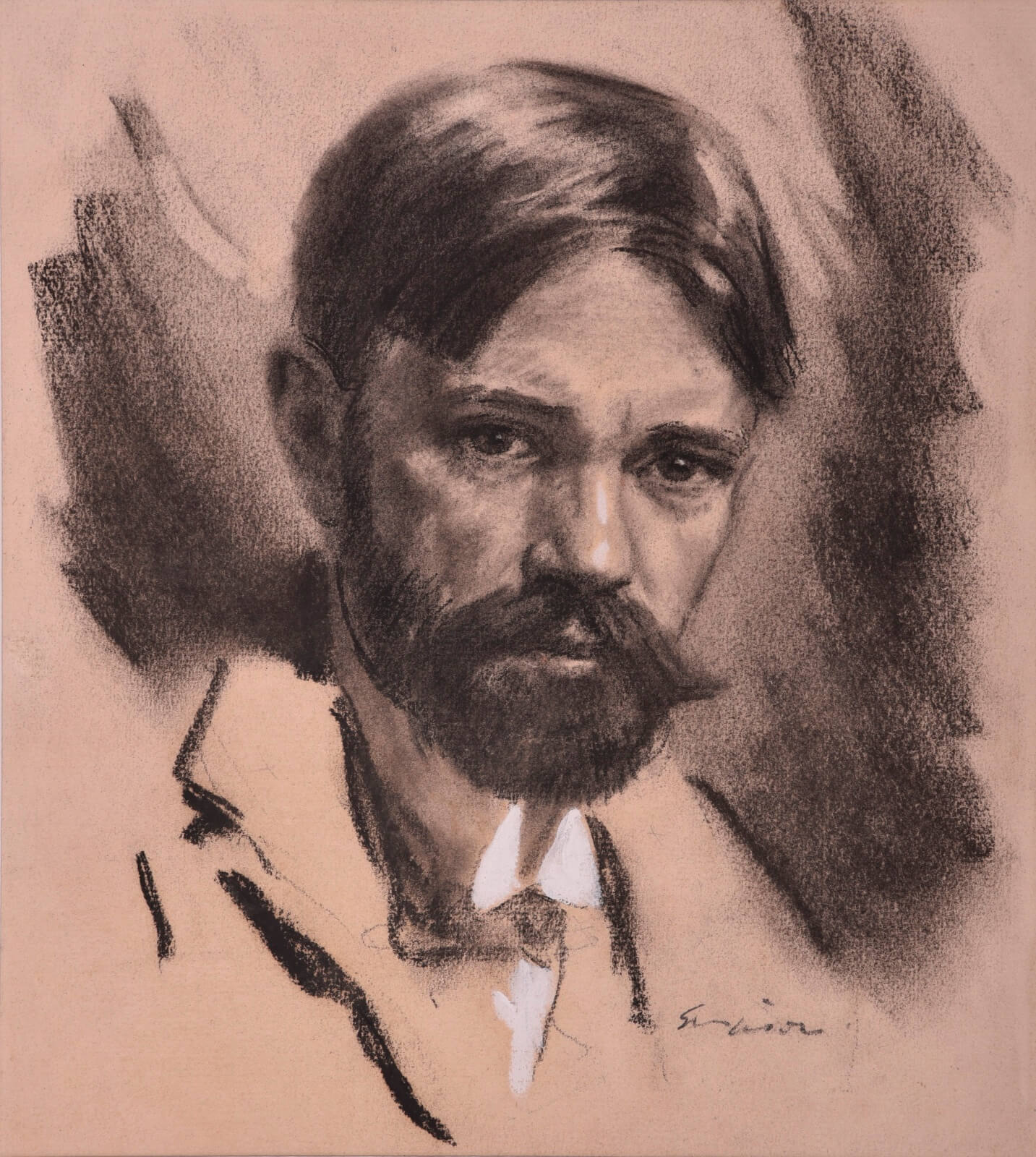 Joseph Simpson - Portrait of D.H. Lawrence (1885-1930)