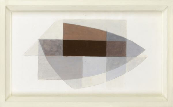Kathleen Guthrie - Original design for Triangular forms in grey and brown