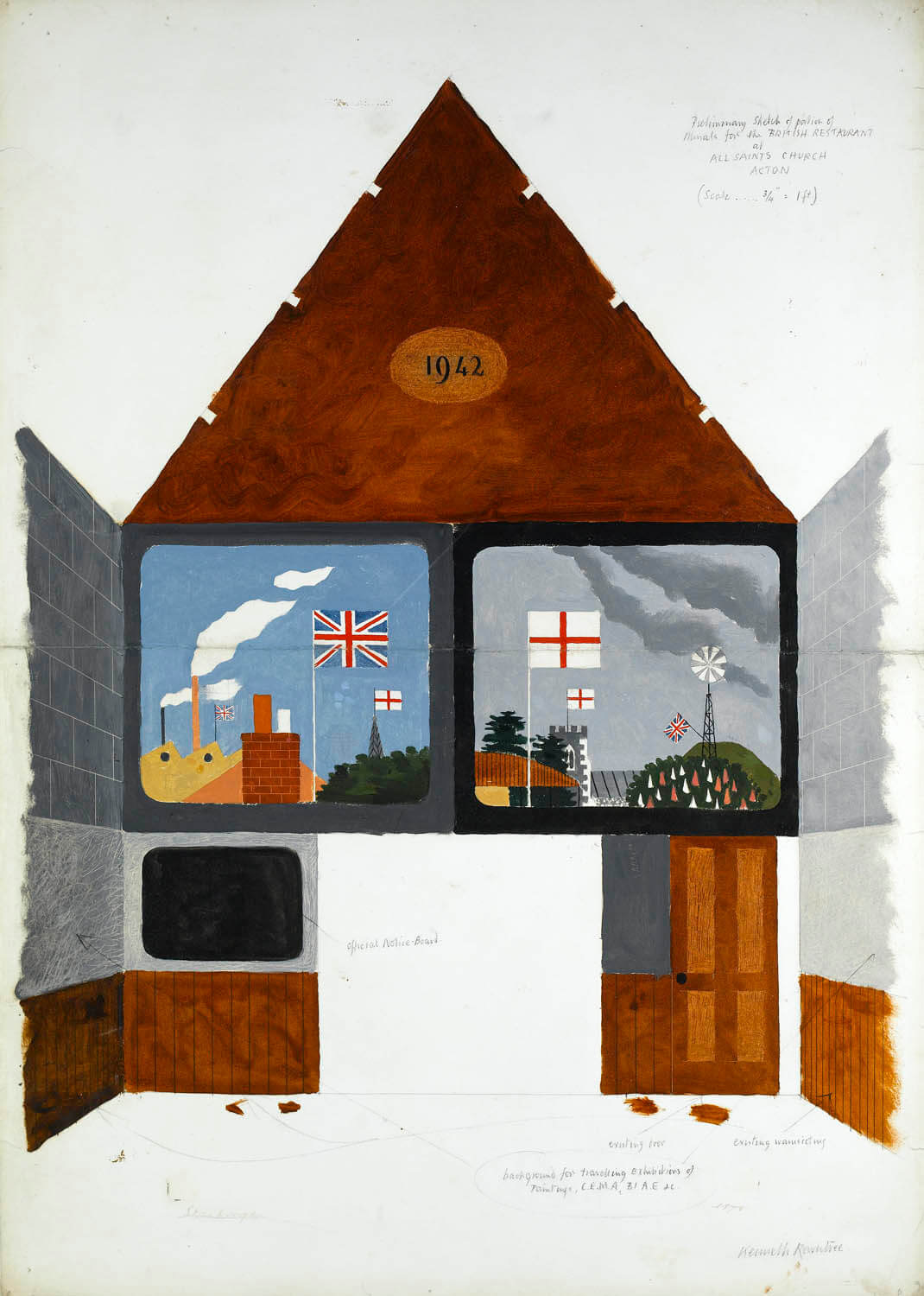 Kenneth Rowntree - The British Restaurant at Acton