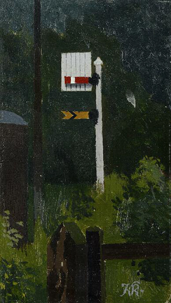 Kenneth Rowntree - Train Signal at Clare