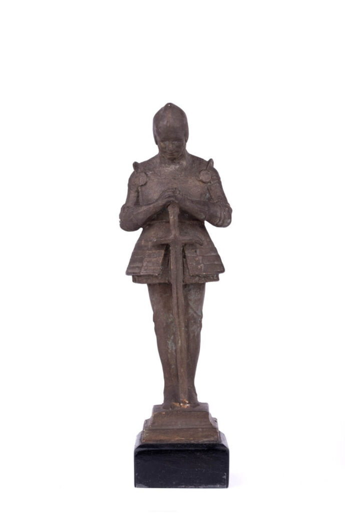 Margaret Wrightson - St George - the original maquette for Cramlington War Memorial