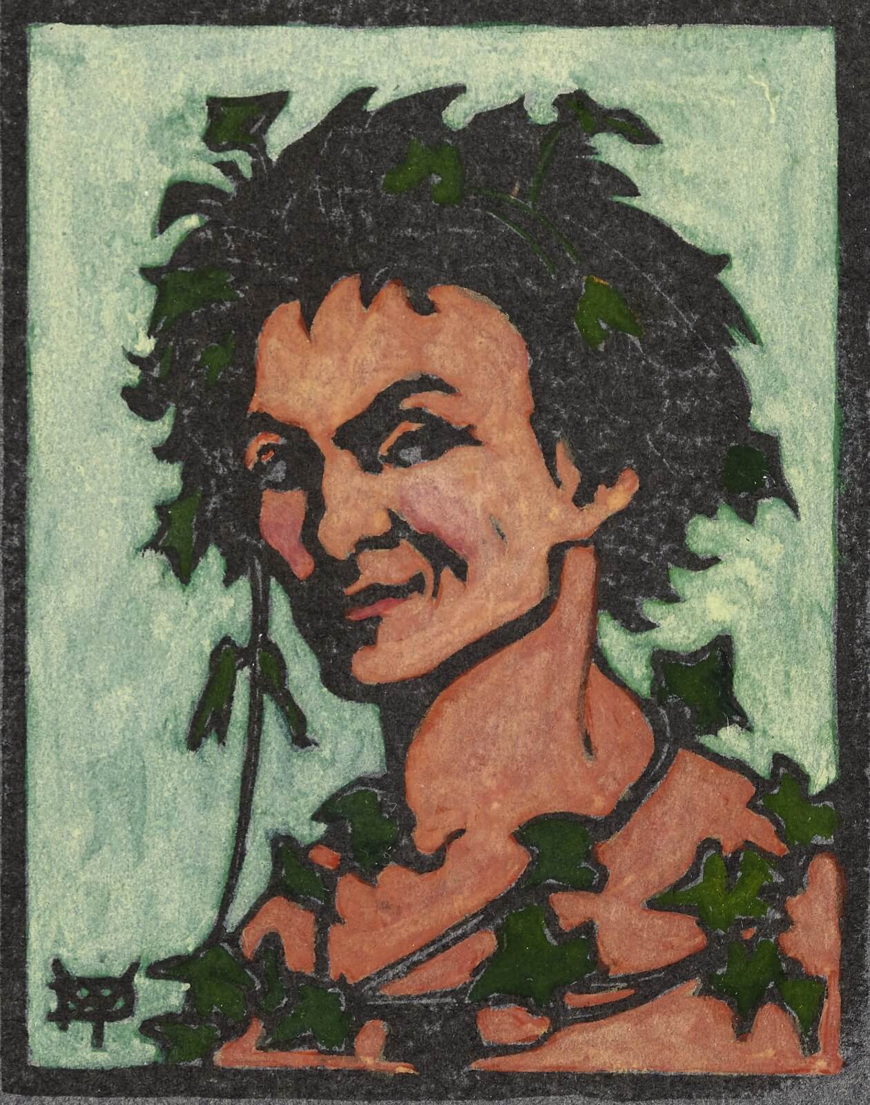 Marion Wallace Dunlop - Bacchus (green ground)