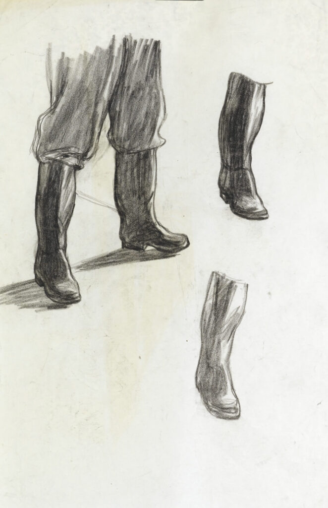 Muirhead Bone - Study for Winter Mine-Laying off Iceland