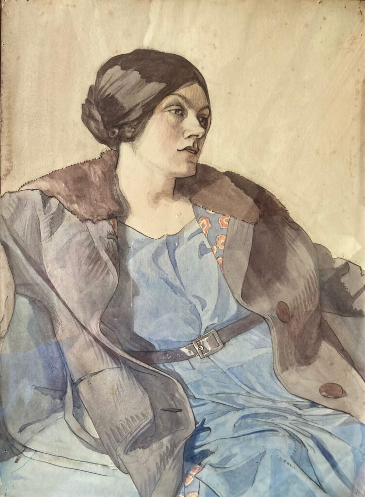 Noel Rooke - Portrait of the Artist's Wife