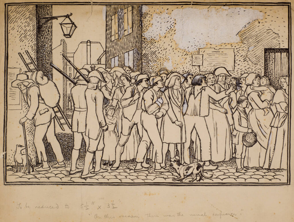 Percy Horton - 'On this occasion there was the usual confusion' 1925