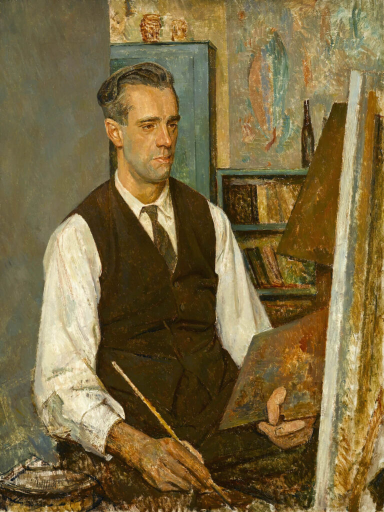Percy Horton - Portrait of an artist (possibly Stanley Badmin)