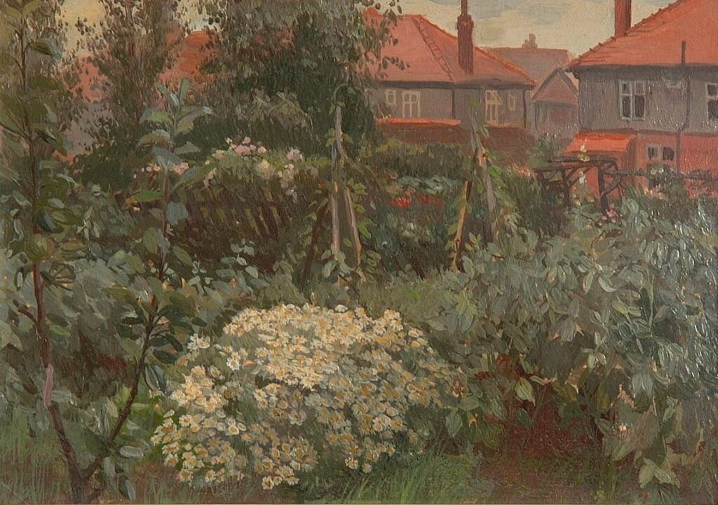 Percy Horton - Suburban Garden - 1921