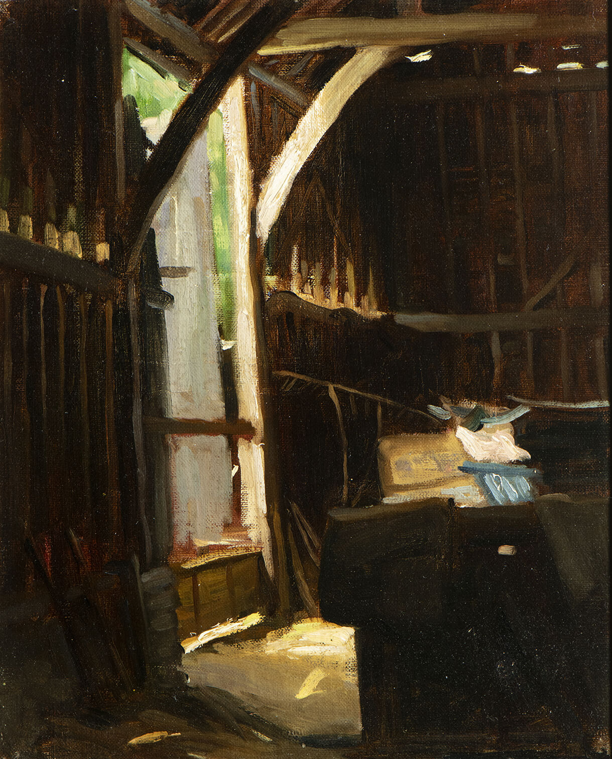Percy Jowett - Barn Interior