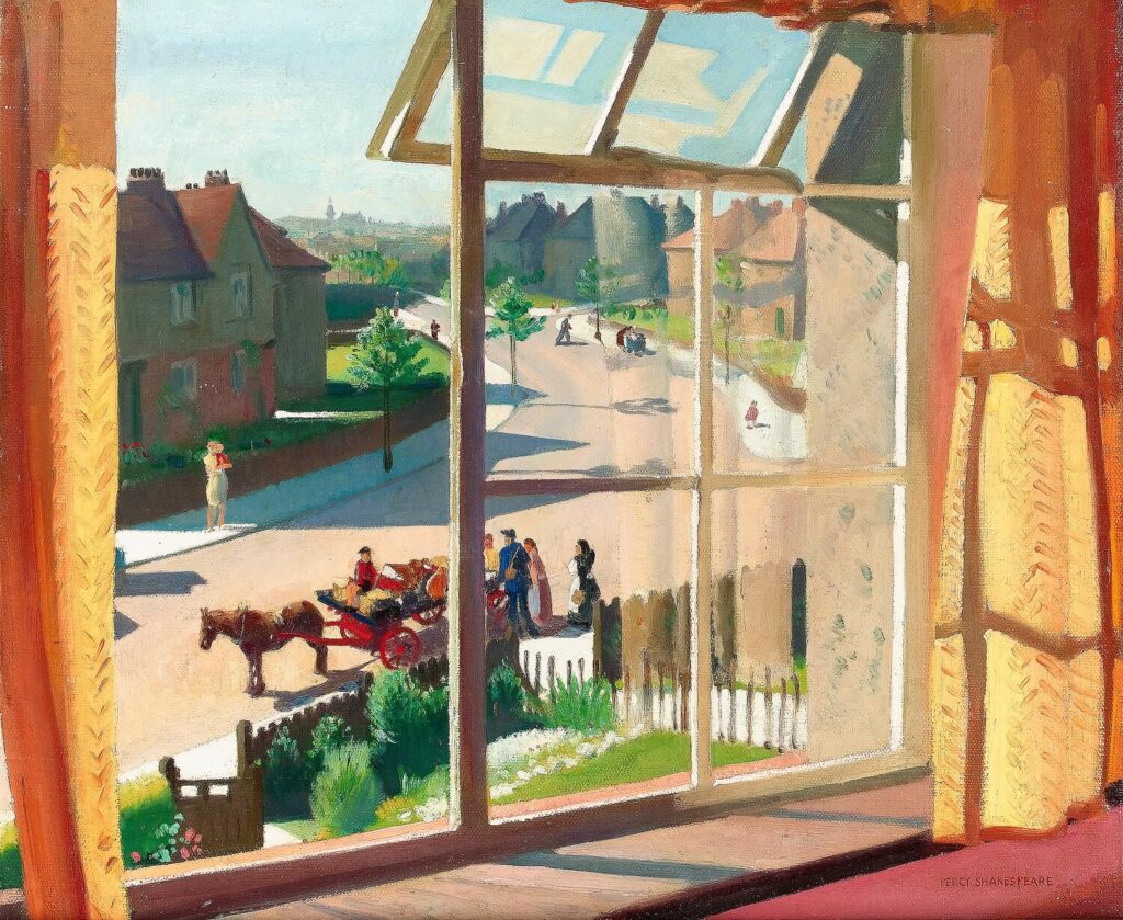 Percy Shakespeare - View from the artist's bedroom