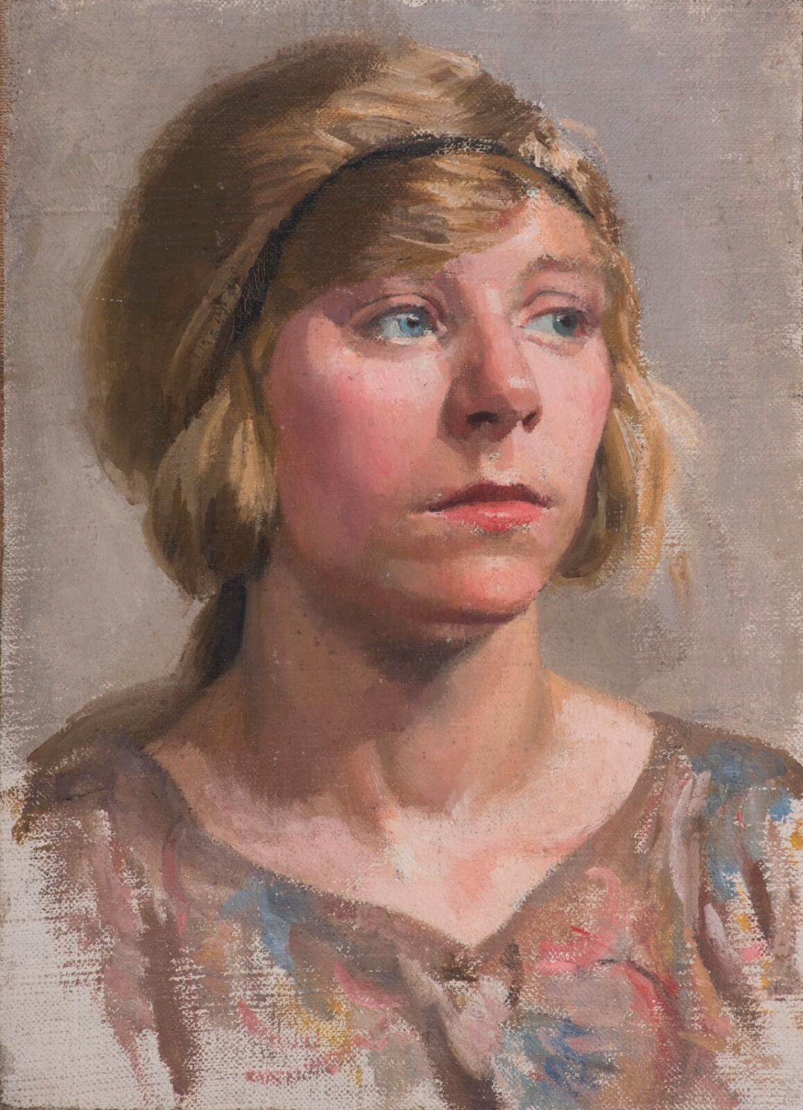 Phyllis Dodd - Portrait of a Young Woman (possibly Muriel Minter)