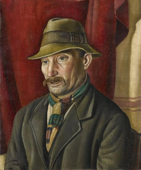 Stanley Lewis - Portrait of a Ploughman