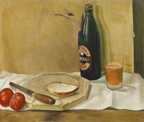 Stanley Lewis - Still life with bottle of Ale