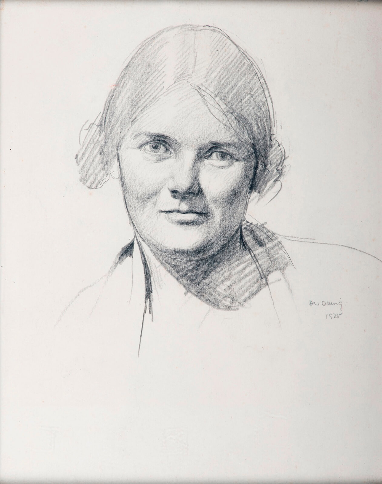 William Dring - Portrait of the Artist Grace Elizabeth Rothwell