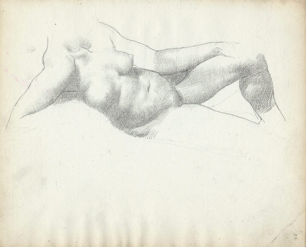 William Strang - Reclining Nude