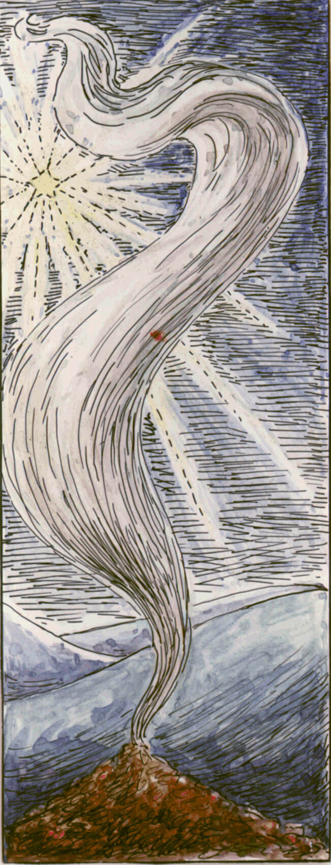 Winifred Knights - Illustration to Algernon Blackwood's The Centaur
