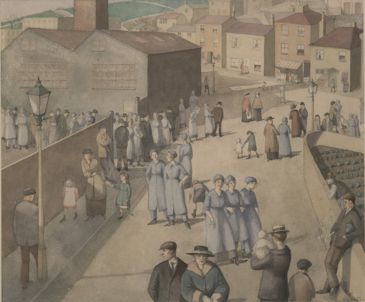 Winifred Knights - Leaving the Munitions Works