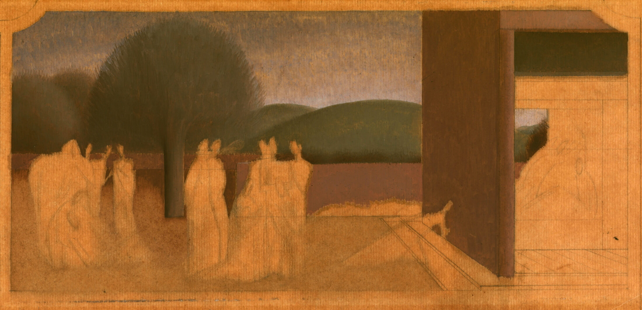Winifred Knights - Study for Scenes from the Life of St Martin of Tours