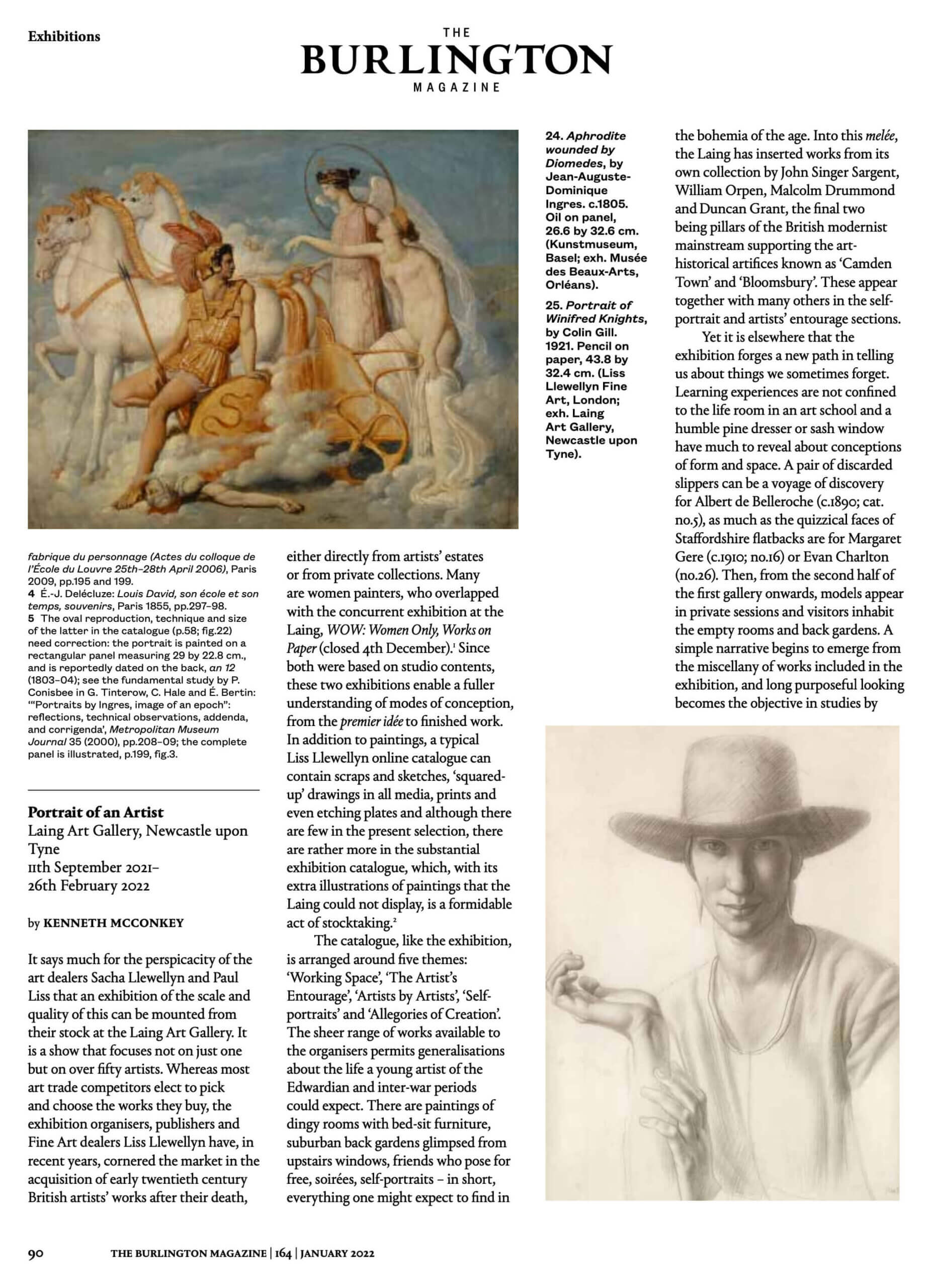 Kenneth McConkey - Exhibition Review for Portrait of an Artist - Page 1