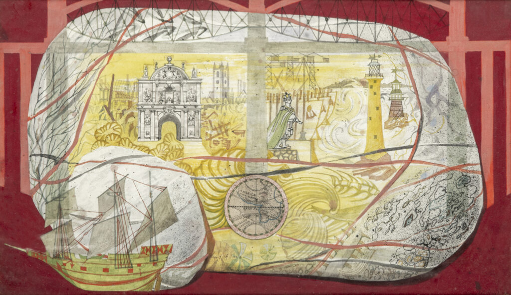 Mural design for Plymout by Mary Adshead