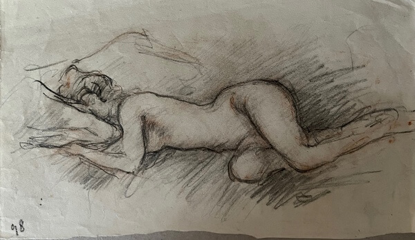 Sleeping nude