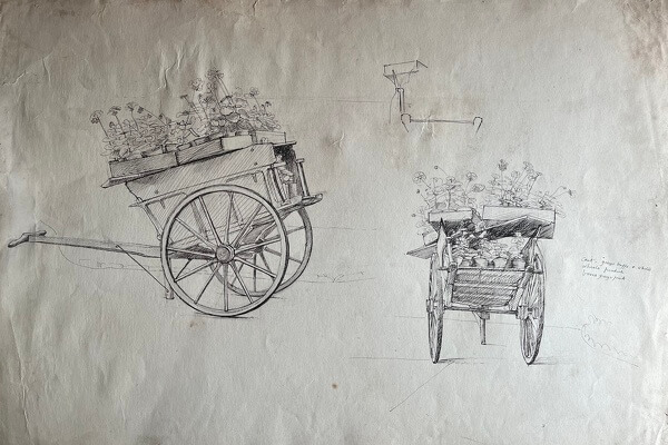 Wheelbarrow sketch