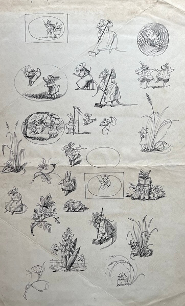 Children's Illustration with Mice